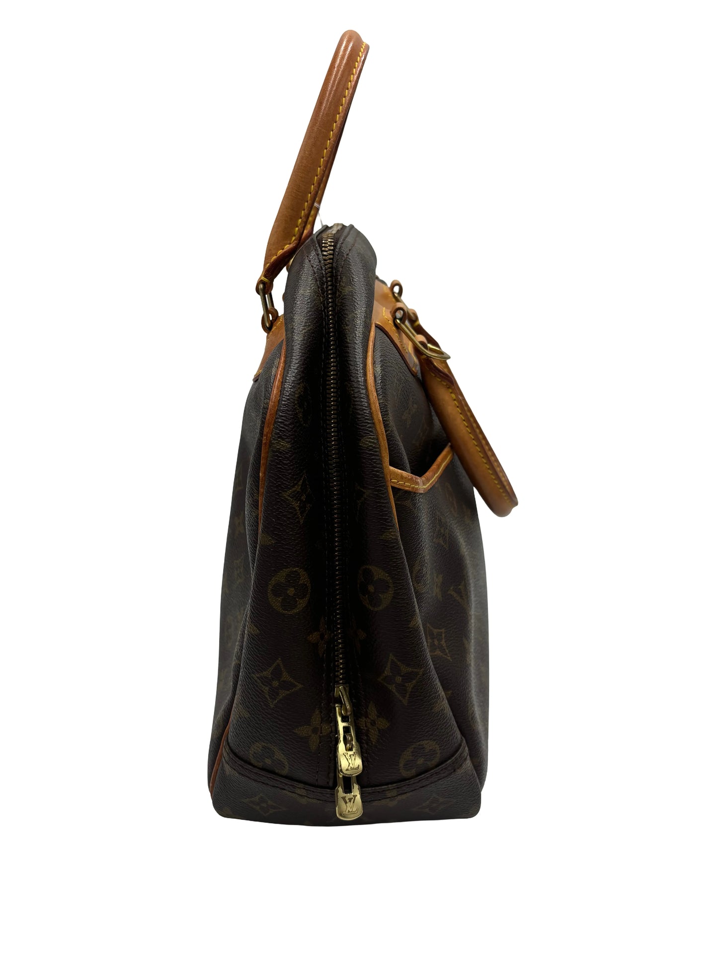 Louis Vuitton Deauville Monogram Canvas, Brown, Canvas, Handbag