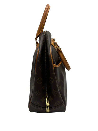 Louis Vuitton Deauville Monogram Canvas, Brown, Canvas, Handbag