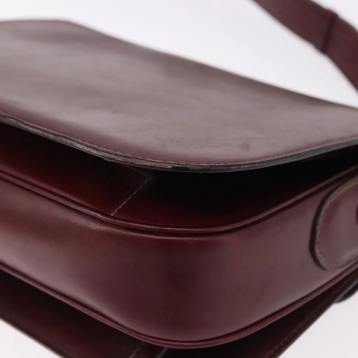 Celine Horse Carriage Leather, Burgundy, Leather, Shoulder Bag
