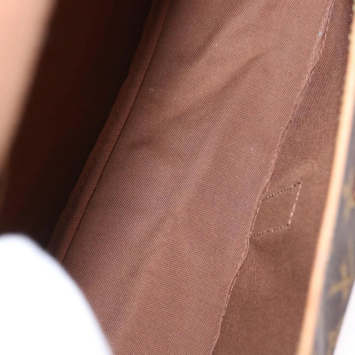Louis Vuitton Saumur Monogram, Brown, Canvas, Shoulder Bag