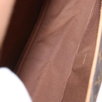 Louis Vuitton Saumur Monogram, Brown, Canvas, Shoulder Bag