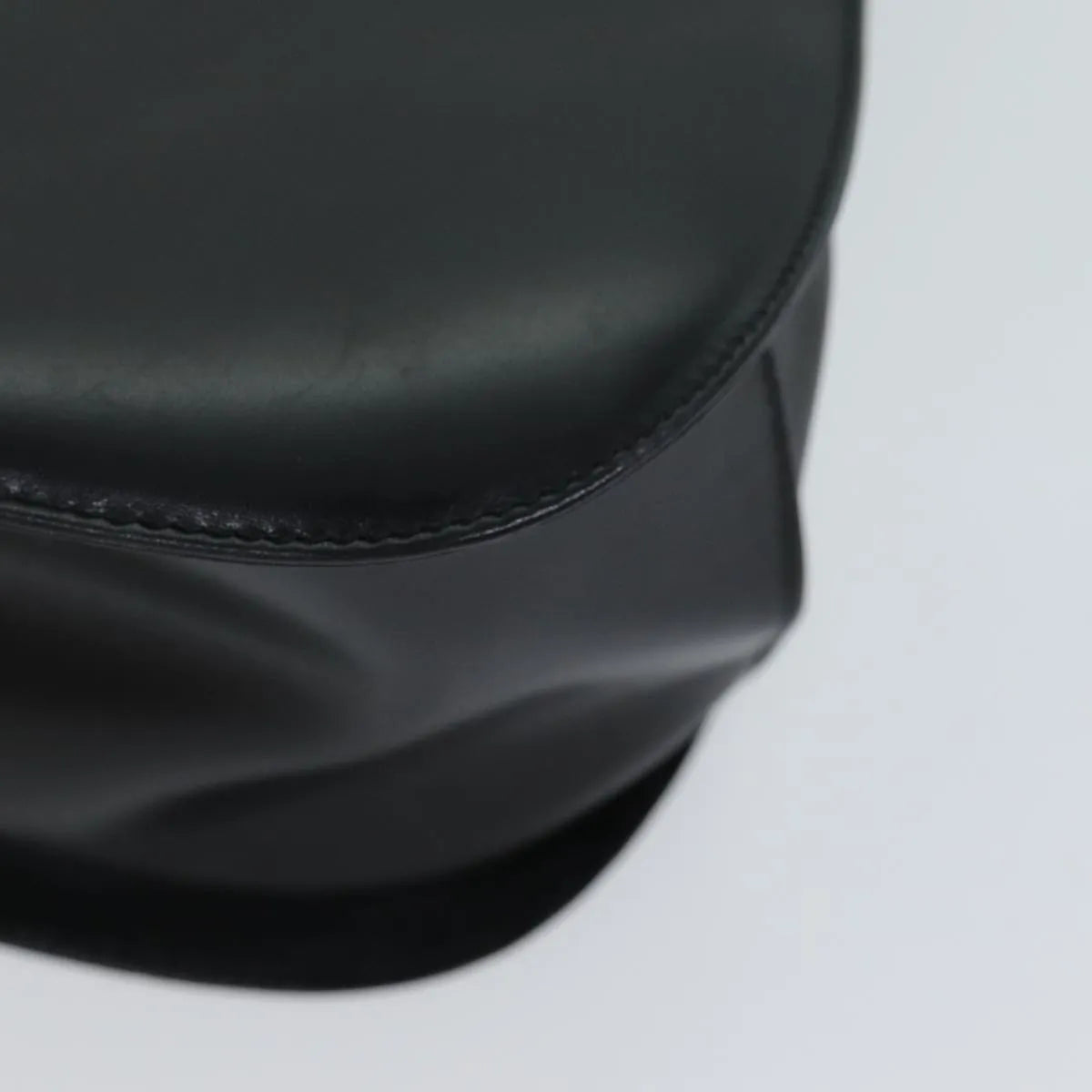 Salvatore Ferragamo Gancini Leather, Black, Leather, Handbag