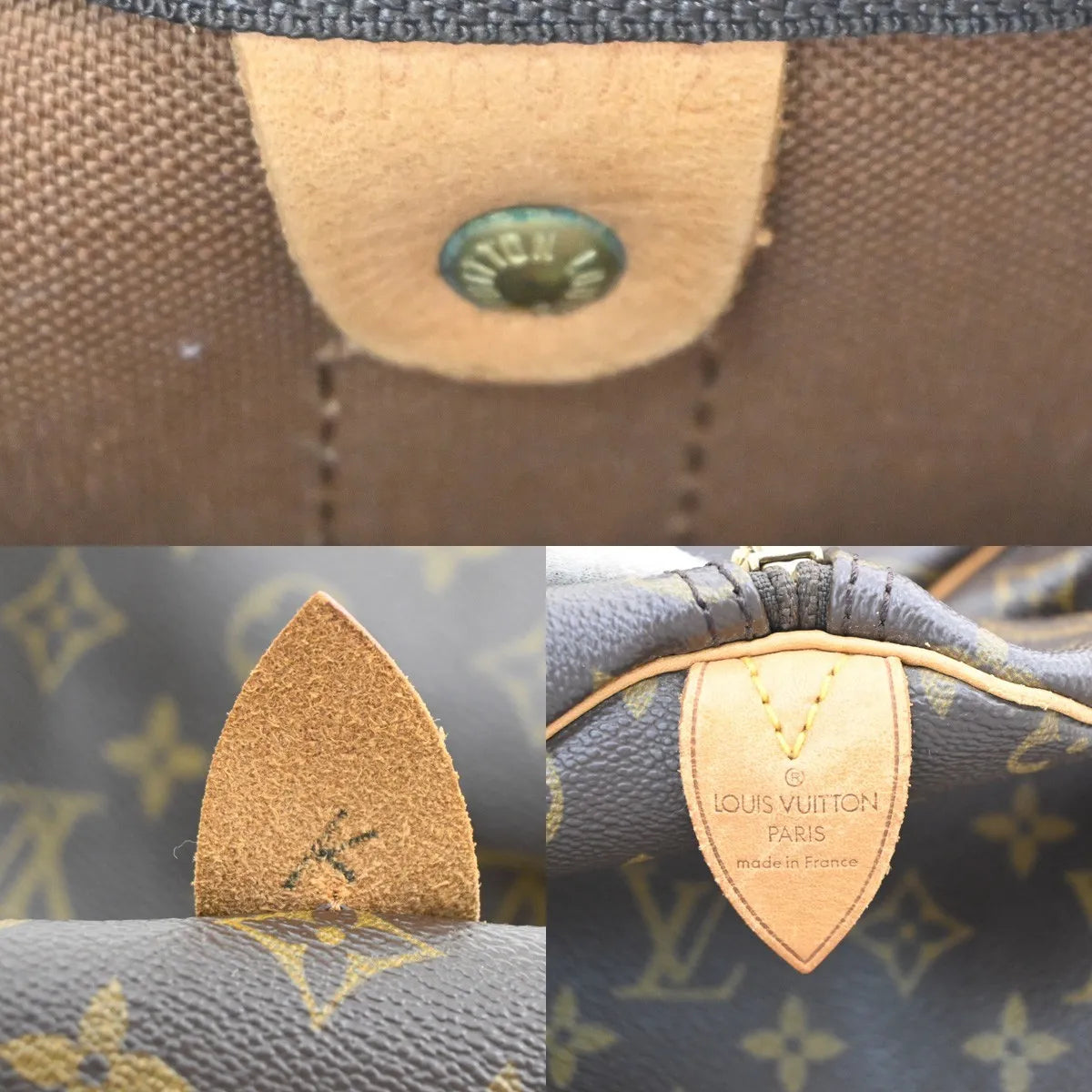 Louis Vuitton Keepall Monogram Canvas, Brown, Canvas, Travel Bag