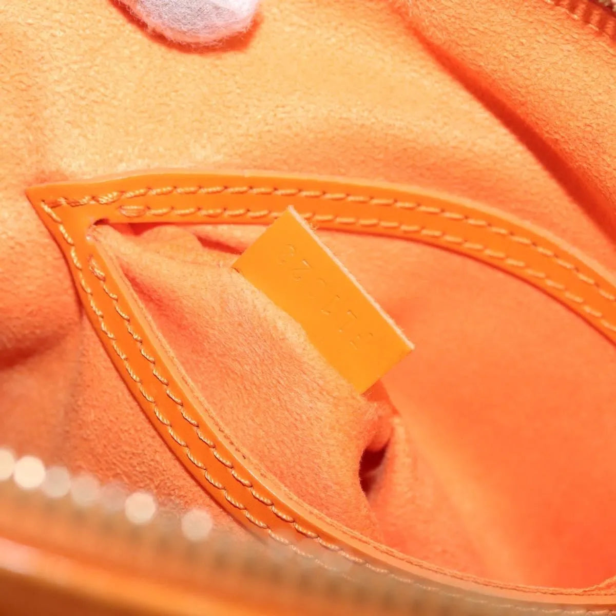 Louis Vuitton Alma Epi, Orange, Leather, Handbag
