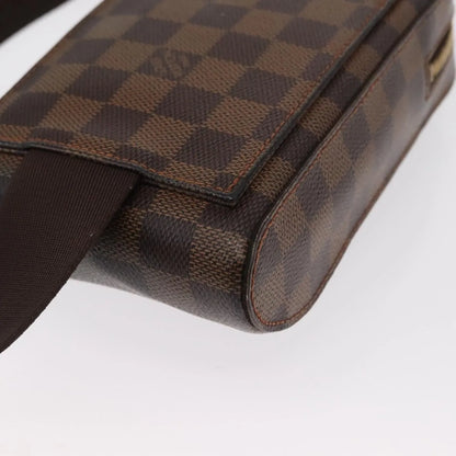 Louis Vuitton Geronimos Waist Damier, Brown, Canvas, Shoulder Bag