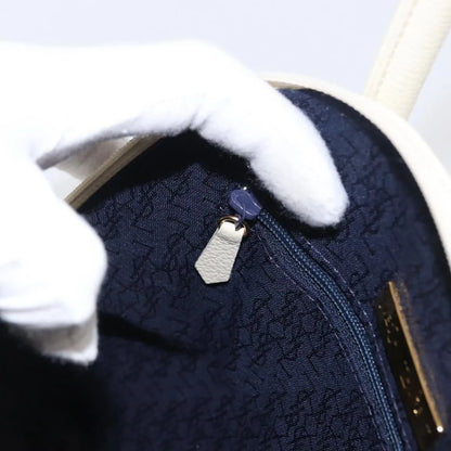 Saint Laurent Vintage handbag Leather, White, Leather, Handbag
