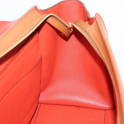 Celine Trapeze Leather with Suede, Brown, Leather, Handbag