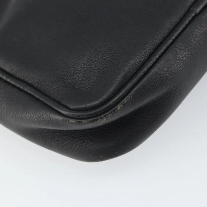 Christian Dior CD Shoulder bag Leather, Navy, Leather, Shoulder Bag