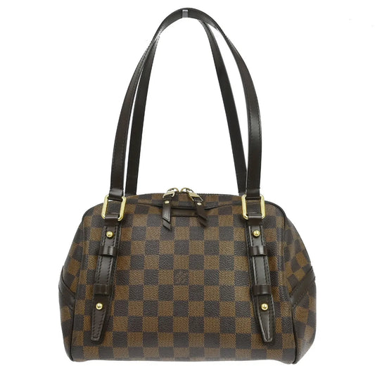 Louis Vuitton Rivington Satchel Damier, Brown, Canvas, Shoulder Bag