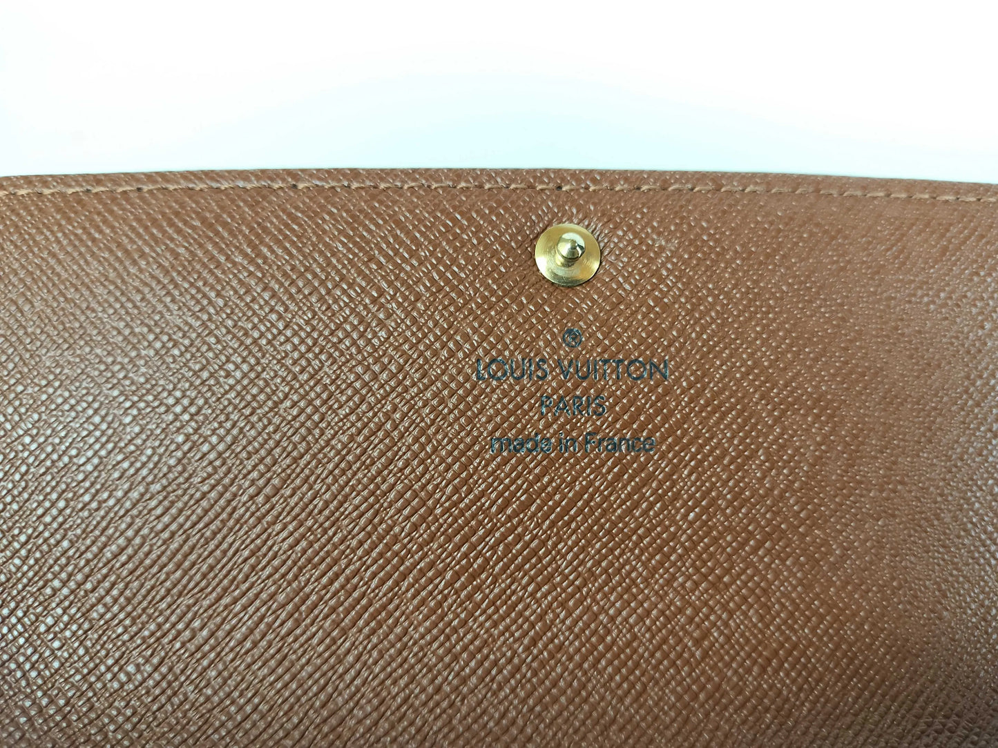 Louis Vuitton Emilie Monogram Canvas, Brown, Canvas, Wallet