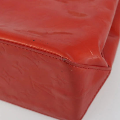 Louis Vuitton Reade Monogram Vernis, Red, Patent Leather, Handbag