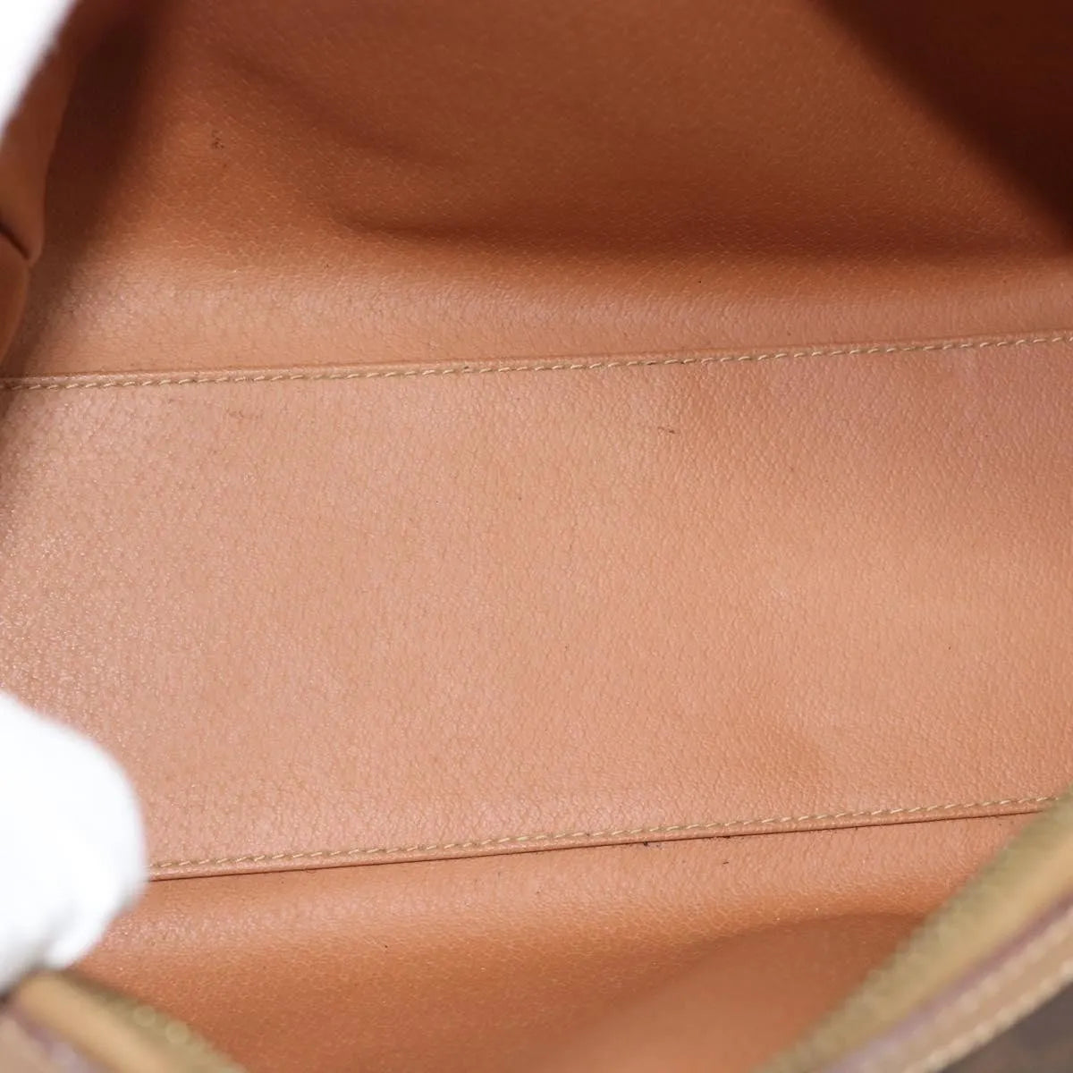 Celine Vintage Macadam Boston Canvas and Leather, Brown, PVC, Handbag