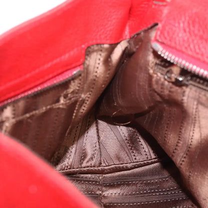 Salvatore Ferragamo Sofia Satchel Leather, Red, Leather, Handbag