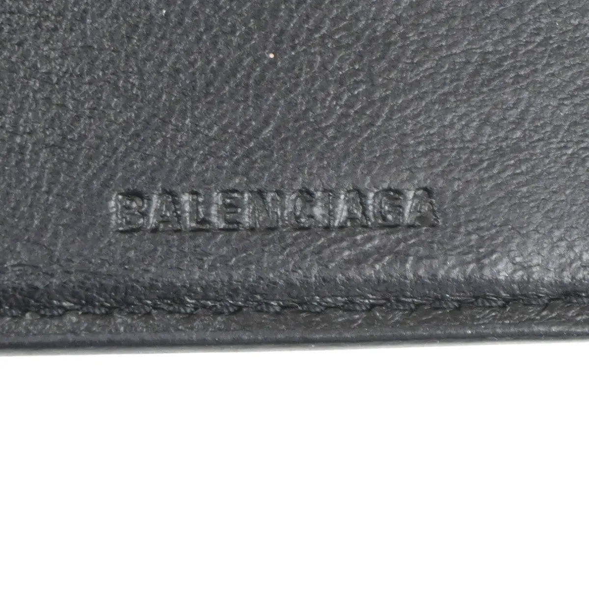 Balenciaga Trifold Leather, Black, Leather, Wallet