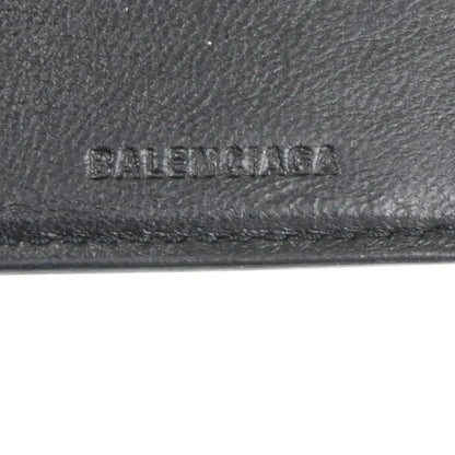 Balenciaga Trifold Leather, Black, Leather, Wallet