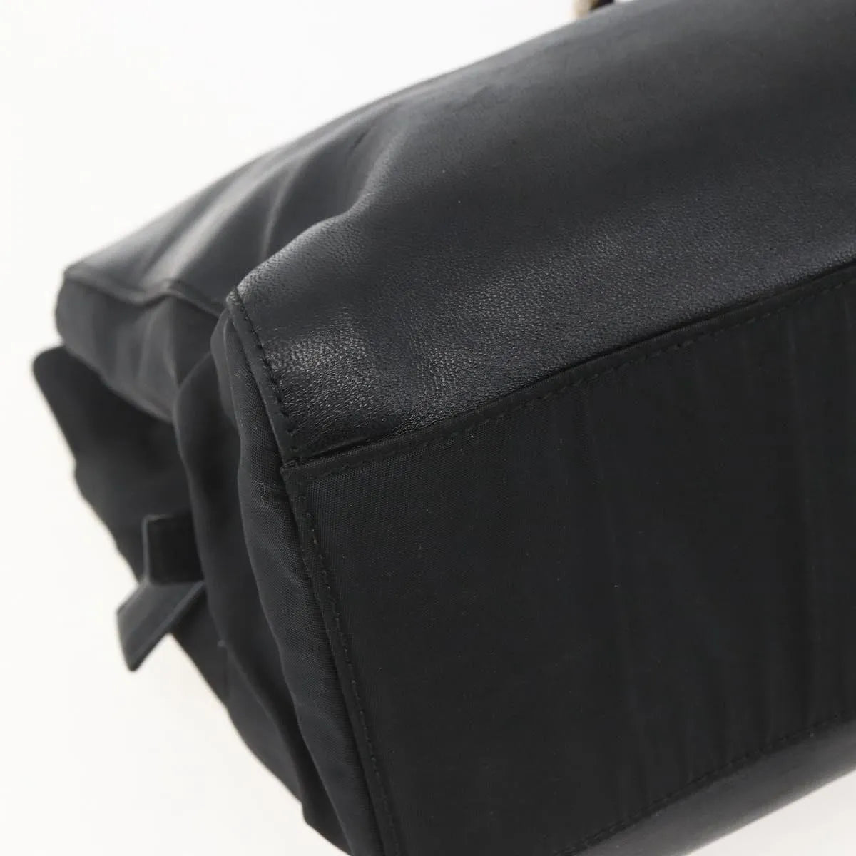 Prada Shoulder Leather, Black, Leather, Shoulder Bag
