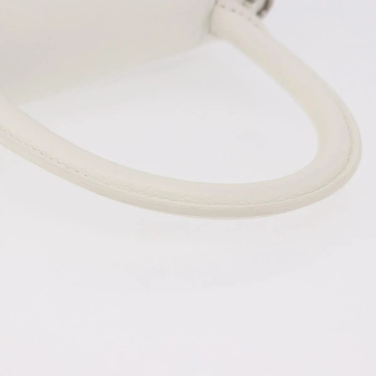 Balenciaga Hourglass Top Handle Leather, White, Leather, Handbag