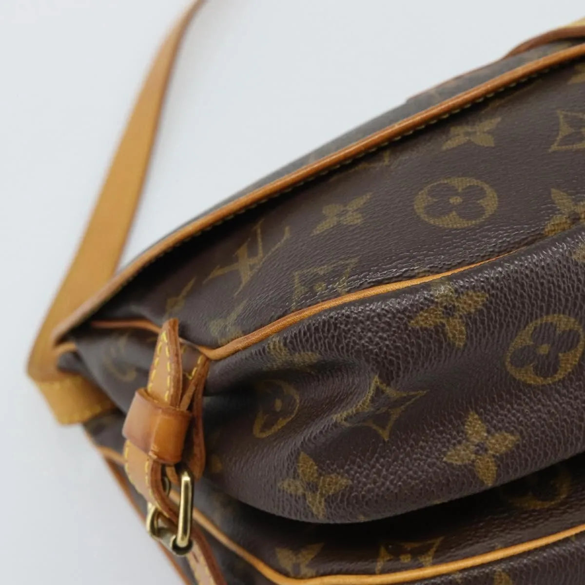 Louis Vuitton Saumur Monogram Canvas, Brown, Canvas, Shoulder Bag
