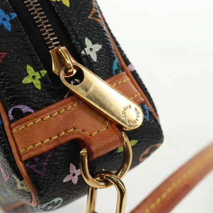 Louis Vuitton Wapity Trousse Monogram Multicolor, Black, Canvas, Clutch