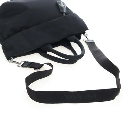 Prada Reversible Tote nylon, Black, Nylon, Handbag