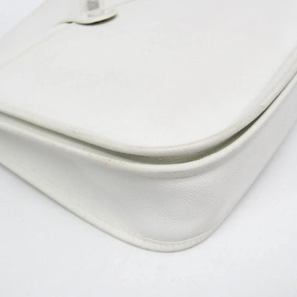 Hermes Evelyne Bag Gen II Epsom, White, Leather, Shoulder Bag