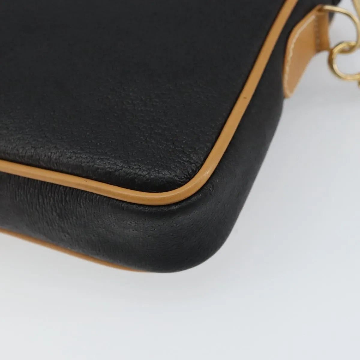 Gucci Vintage clutch Leather, Black, Leather, Clutch