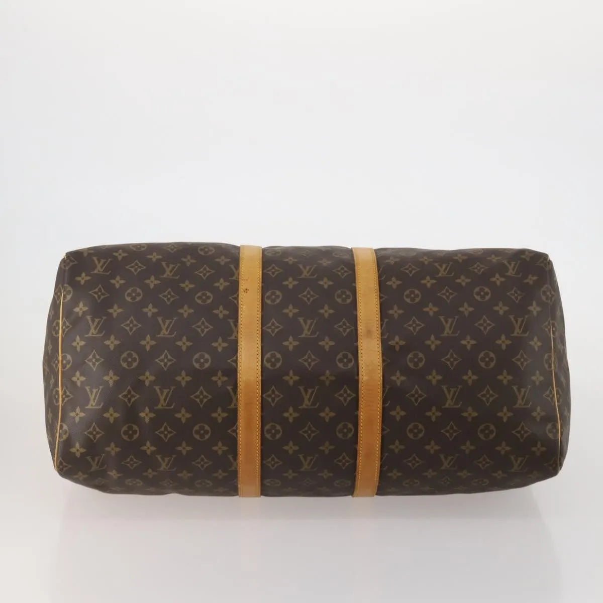 Louis Vuitton Keepall Canvas, Brown, Canvas, Travel Bag