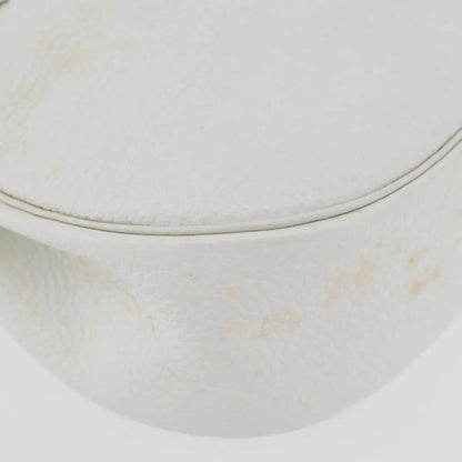 Christian Dior Vintage Leather, White_gold, Leather, Shoulder Bag