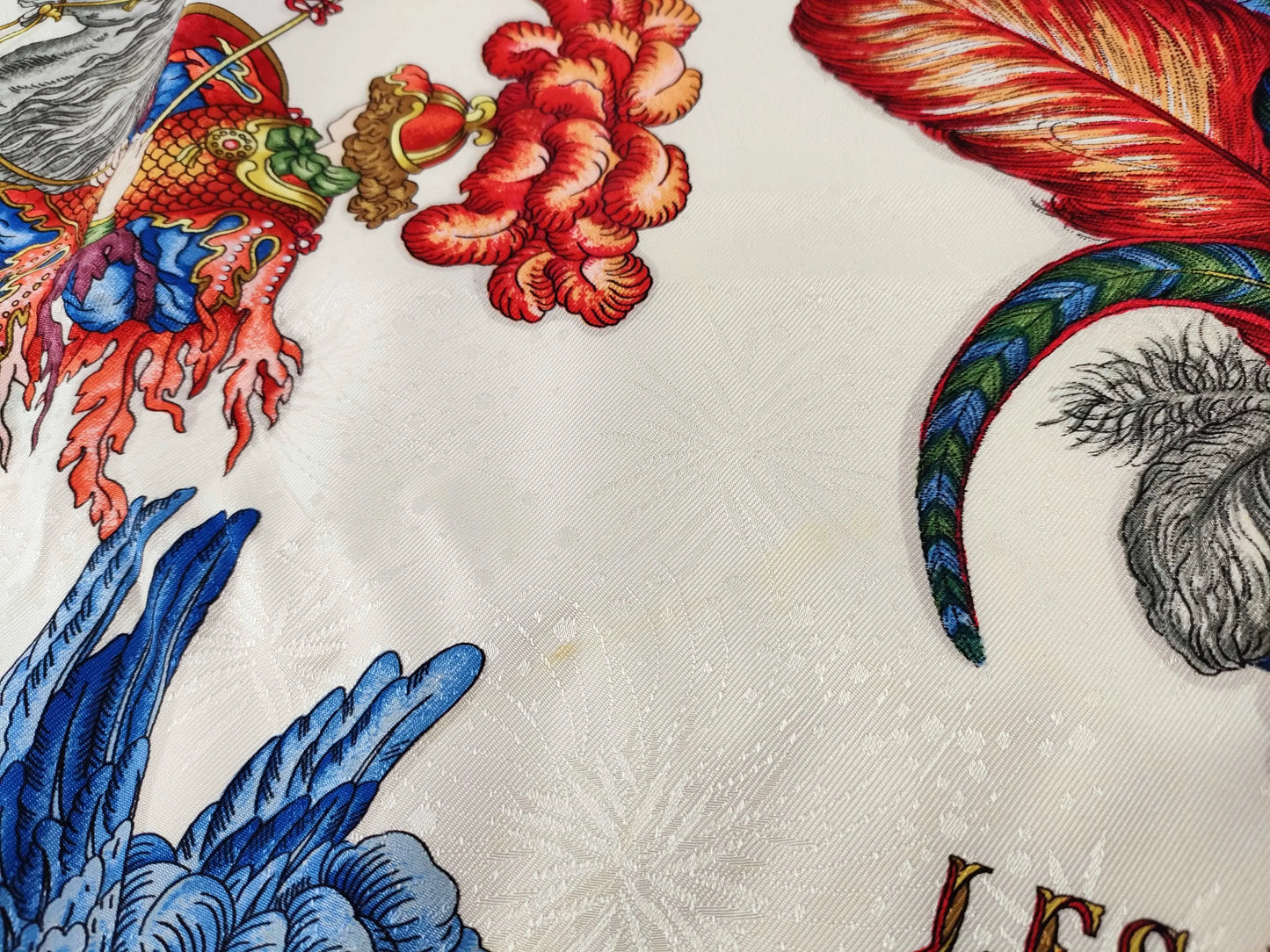 Hermes Carré 90 Silk multicolor, Multicolour, Silk, Scarf