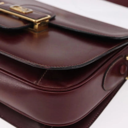 Celine Horse Carriage Leather, Burgundy, Leather, Shoulder Bag