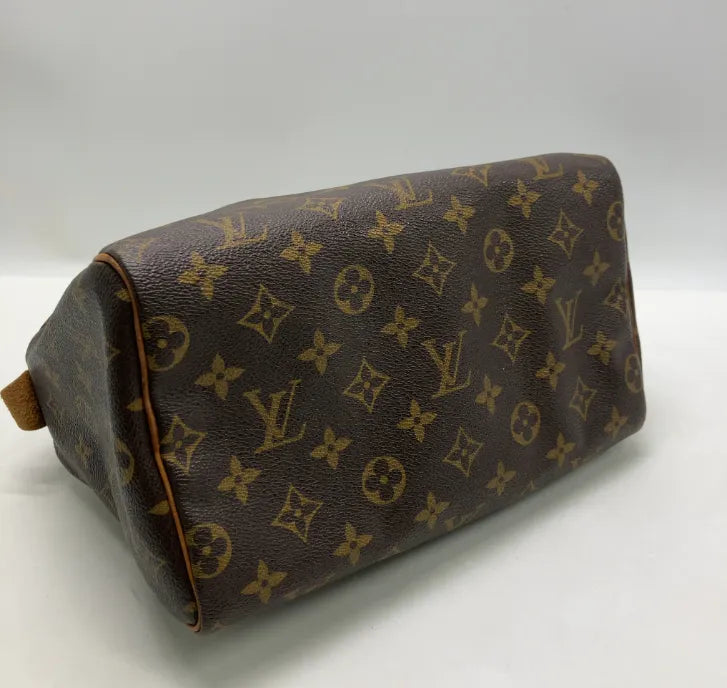 Louis Vuitton Speedy Monogram Canvas, Brown, Canvas, Handbag