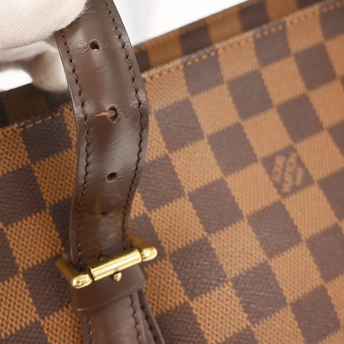 Louis Vuitton Chelsea Damier, Brown, Canvas, Tote Bag