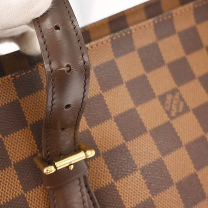 Louis Vuitton Chelsea Damier, Brown, Canvas, Tote Bag