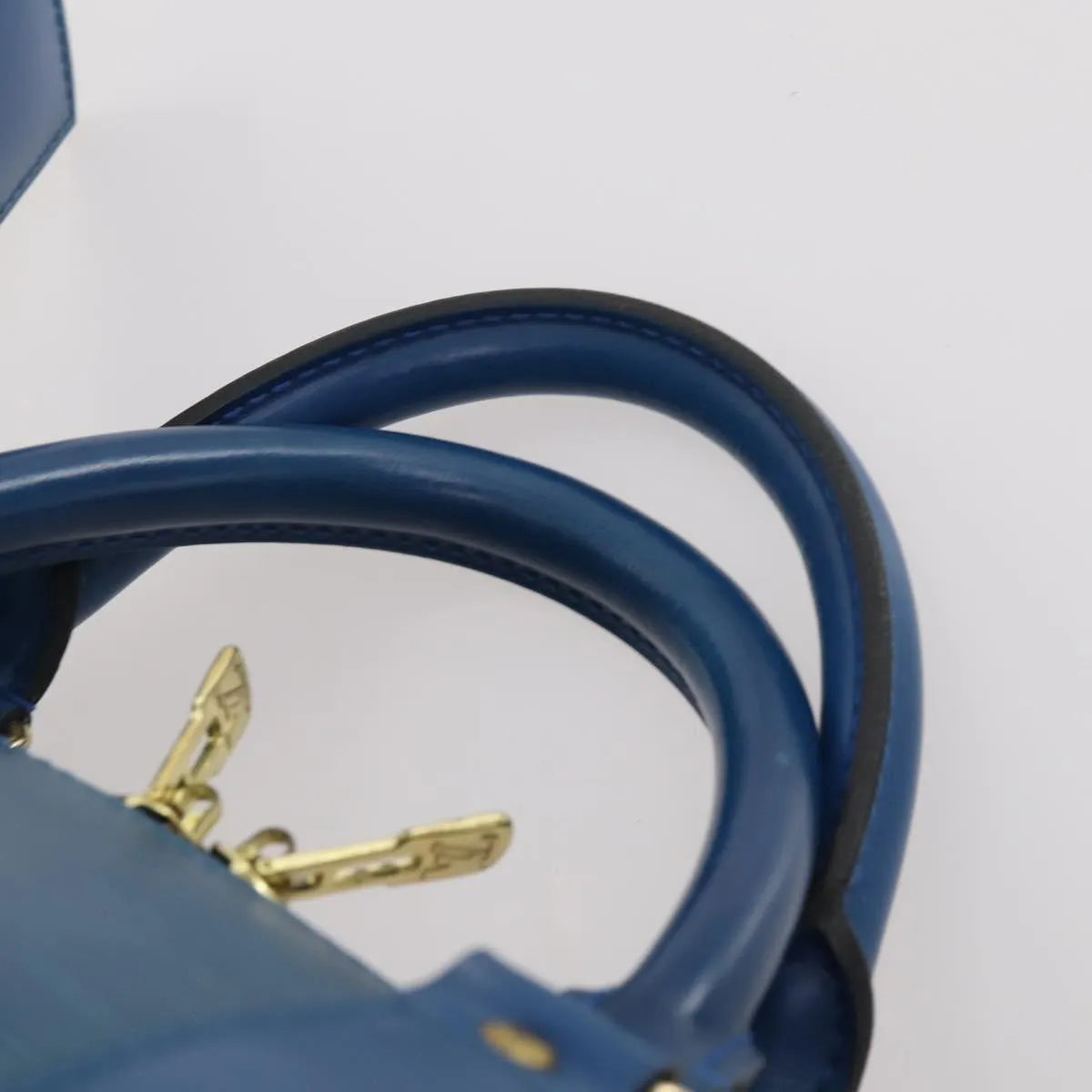 Louis Vuitton Keepall Epi Leather, Blue, Leather, Travel Bag