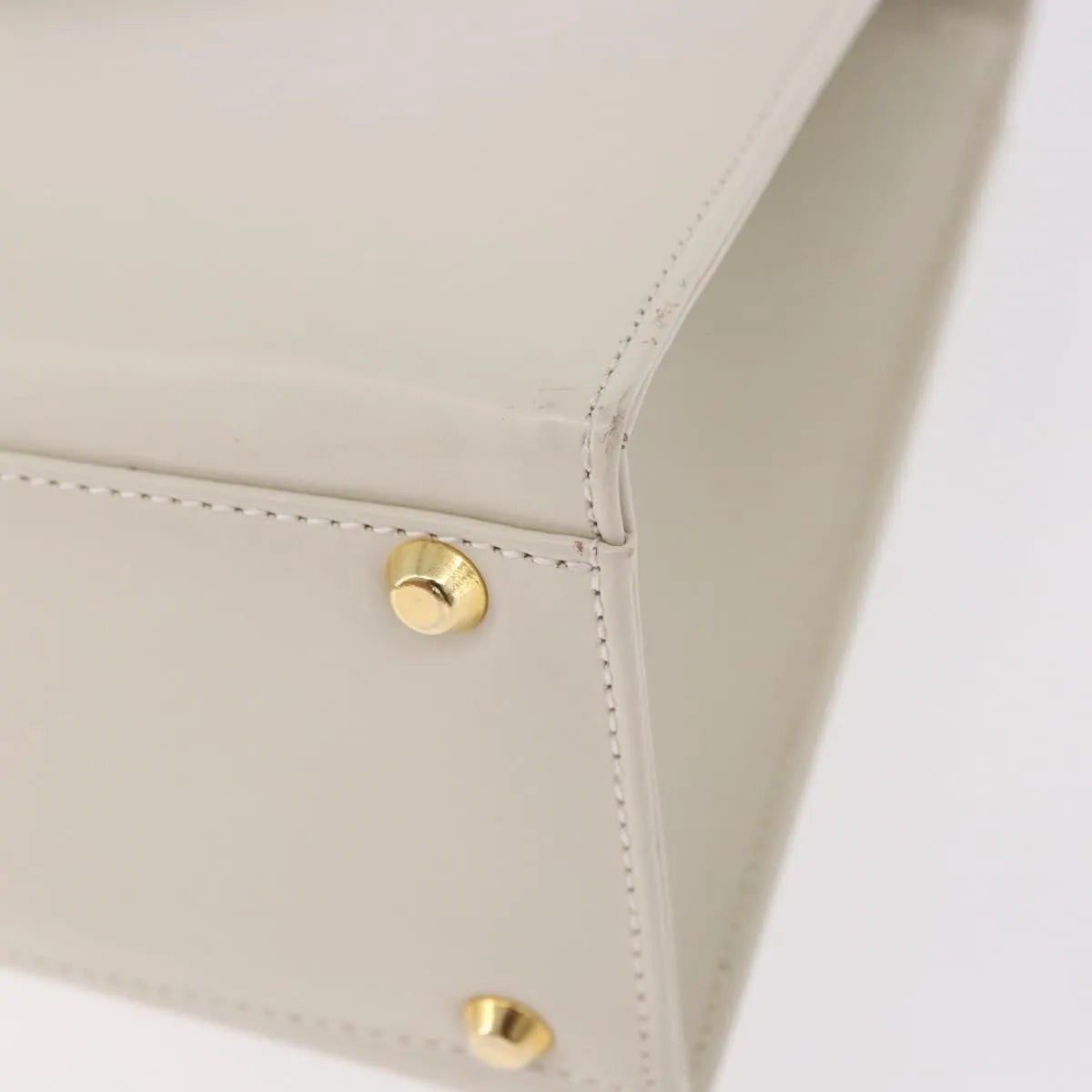 Saint Laurent Vintage handbag Leather, White, Leather, Handbag