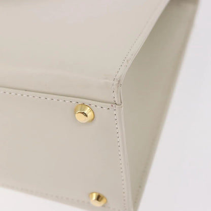 Saint Laurent Vintage handbag Leather, White, Leather, Handbag