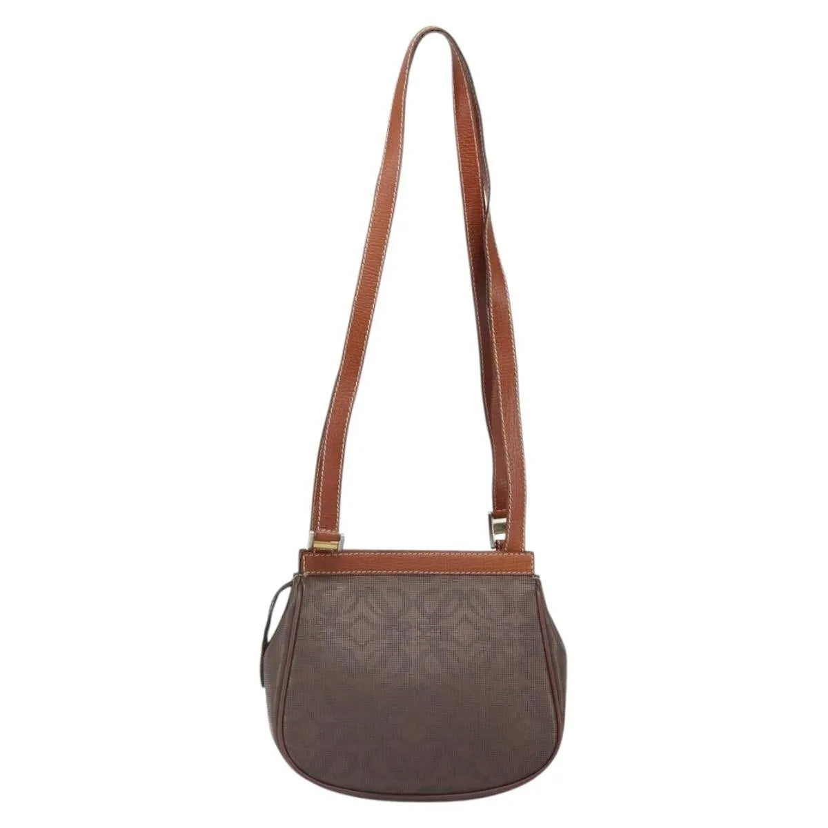 Loewe Anagram PVC Leather, Brown, PVC, Shoulder Bag