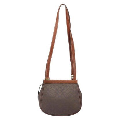 Loewe Anagram PVC Leather, Brown, PVC, Shoulder Bag