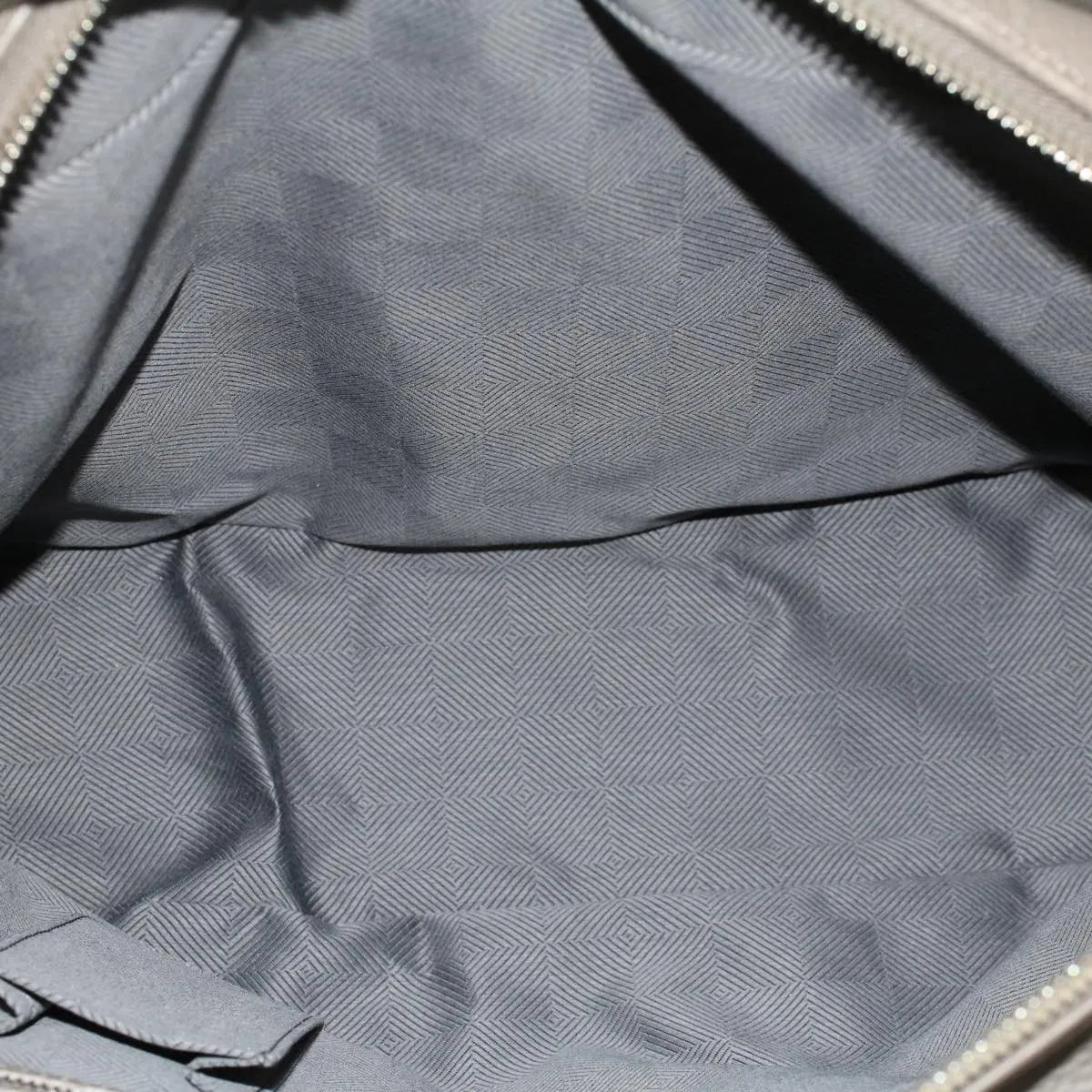 Louis Vuitton Naxos Leather, Gray, Leather, Shoulder Bag