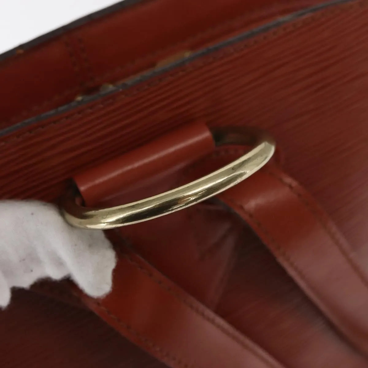 Louis Vuitton Gobelins Epi Leather, Brown, Leather, Backpack