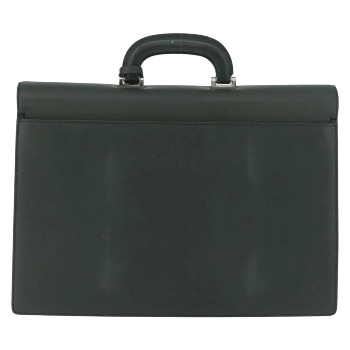 Burberry Briefcase Leather, Green, Leather, Briefcase