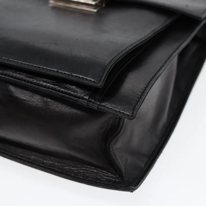 Fendi Vintage Leather, Black, Leather, Handbag
