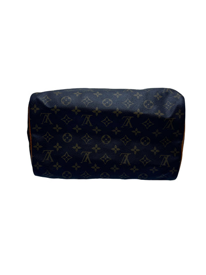 Louis Vuitton Speedy Monogram Canvas, Brown, Canvas, Handbag