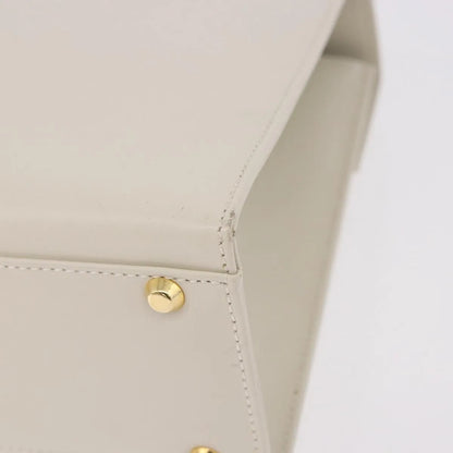 Saint Laurent Vintage handbag Leather, White, Leather, Handbag