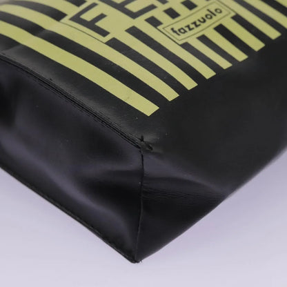 Fendi Fazzuolo Leather, Black, Leather, Tote Bag