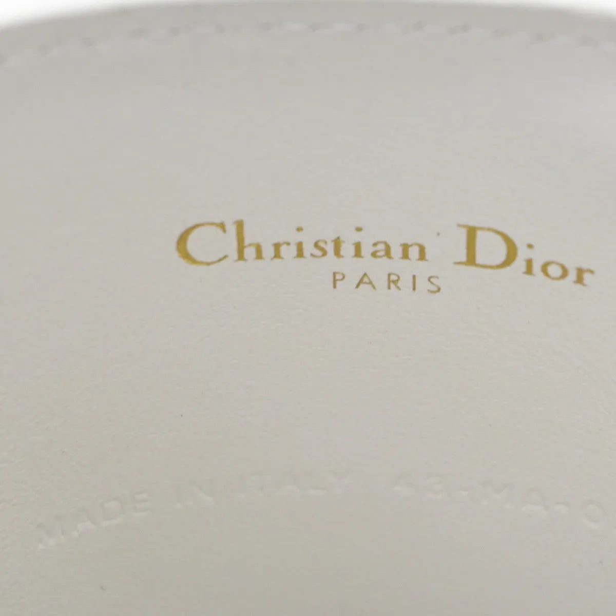 Christian Dior Vibe Bottle Holder Printed Leather, White, Leather, Shoulder Bag