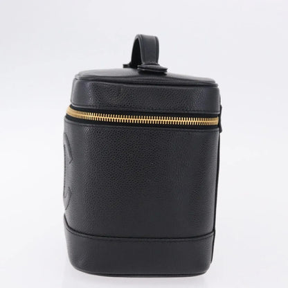 Chanel Vintage Timeless Vanity Case Caviar, Black, Calfskin, Handbag