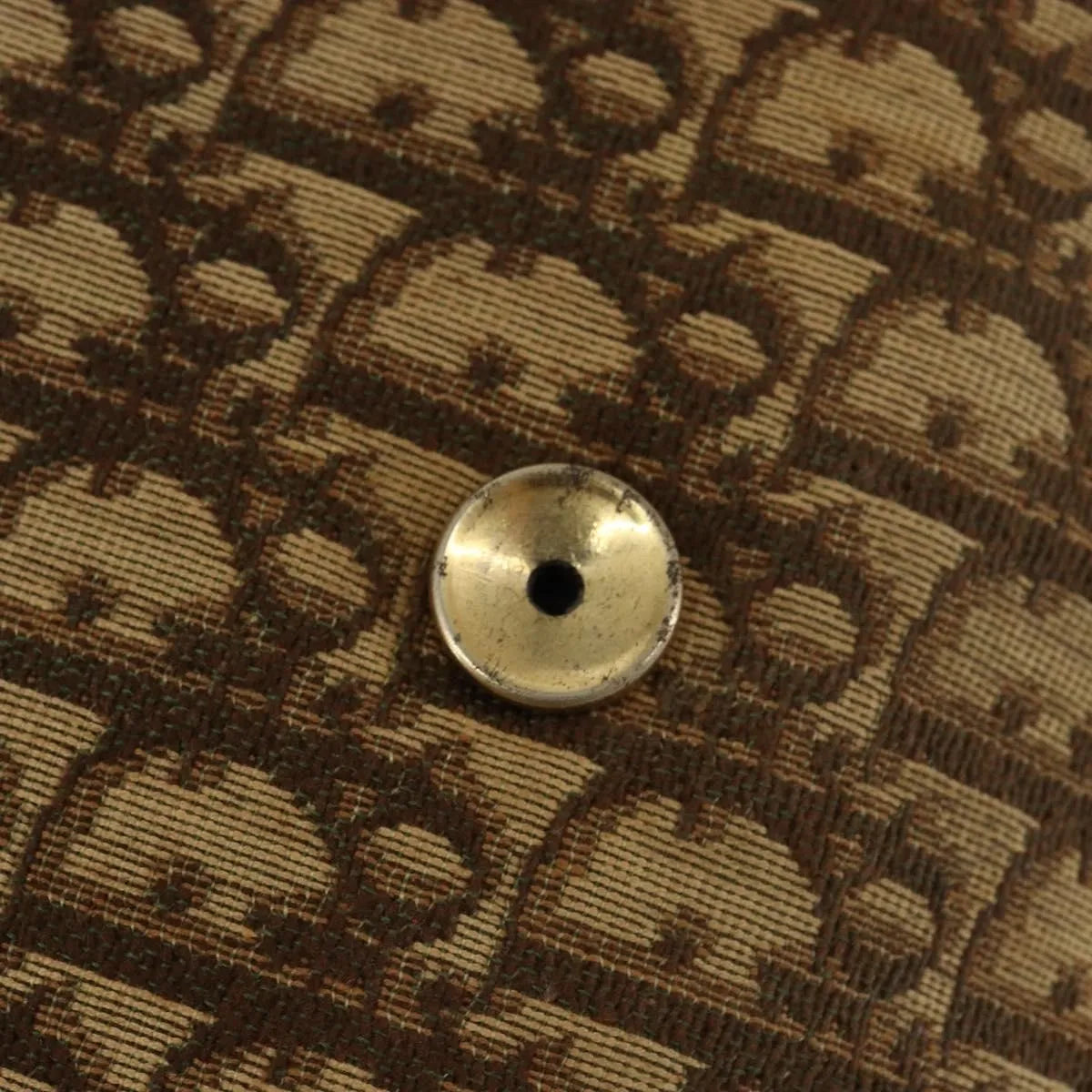 Christian Dior Vintage Trotter Canvas, Beige, Canvas, Shoulder Bag