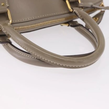 Louis Vuitton Suhali Lockit Leather, Gray, Leather, Handbag