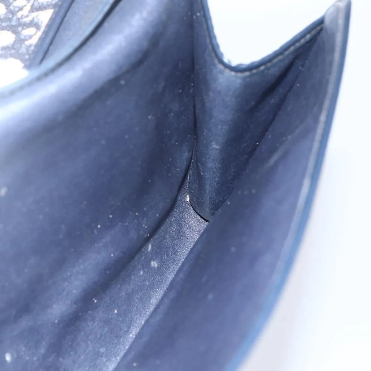 Christian Dior Vintage Trotter Canvas, Navy, Canvas, Shoulder Bag
